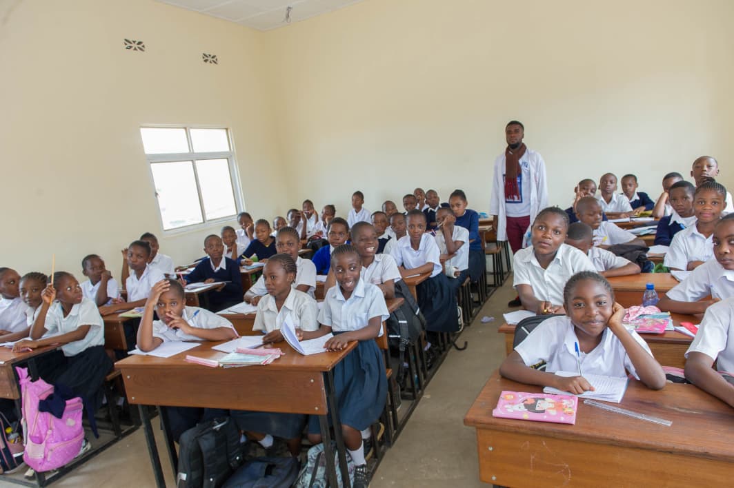 Élèves du Complexe Scolaire Mimosa